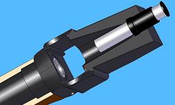 Picture of cartridge being retracted